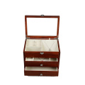 DS Hot Sale High End Rosewood Custom Dressing Case With Two Drawers